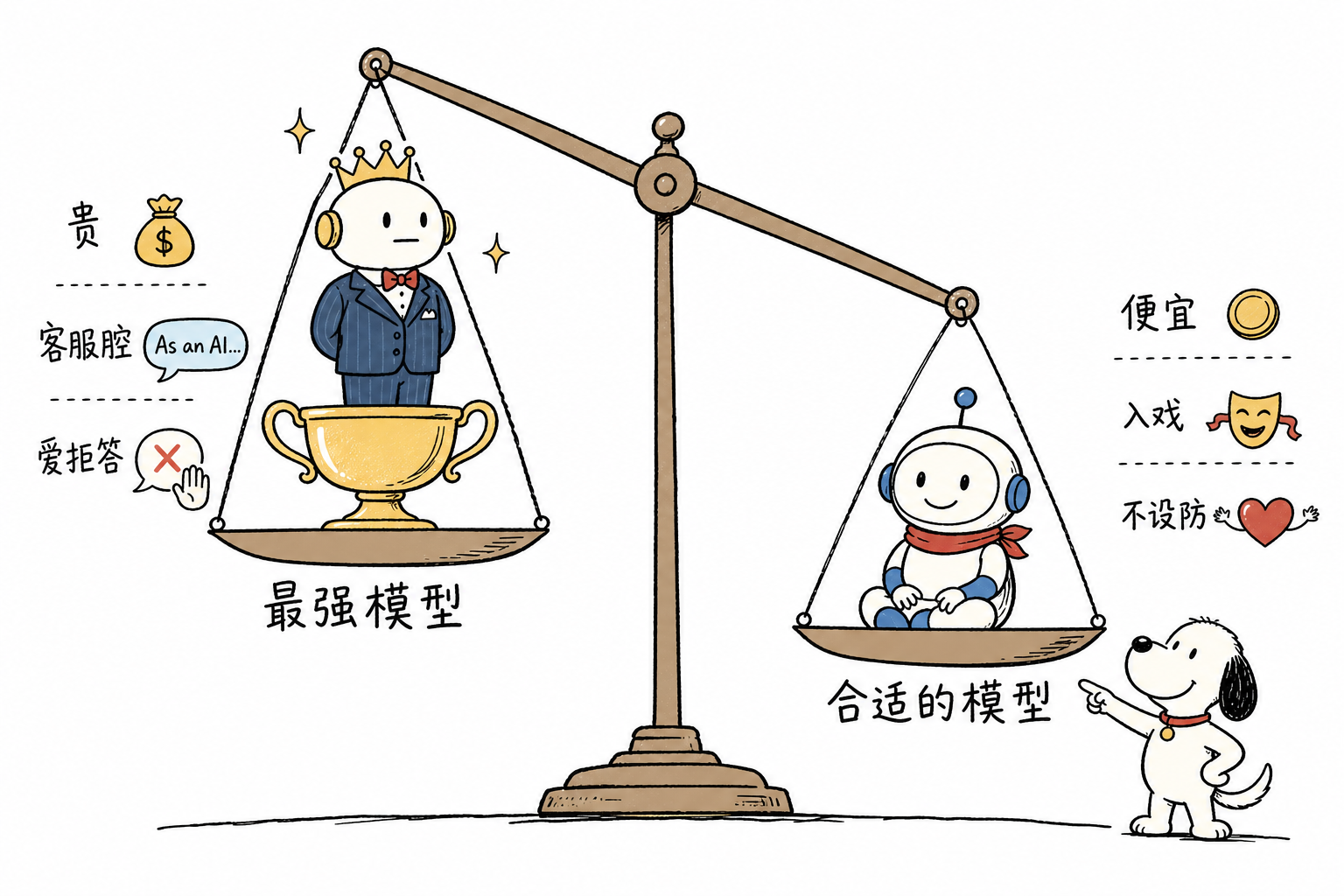 天平取舍:最强模型 vs 合适的模型